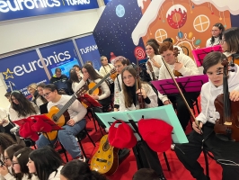  I ragazzi dell'indirizzo musicale della scuola 